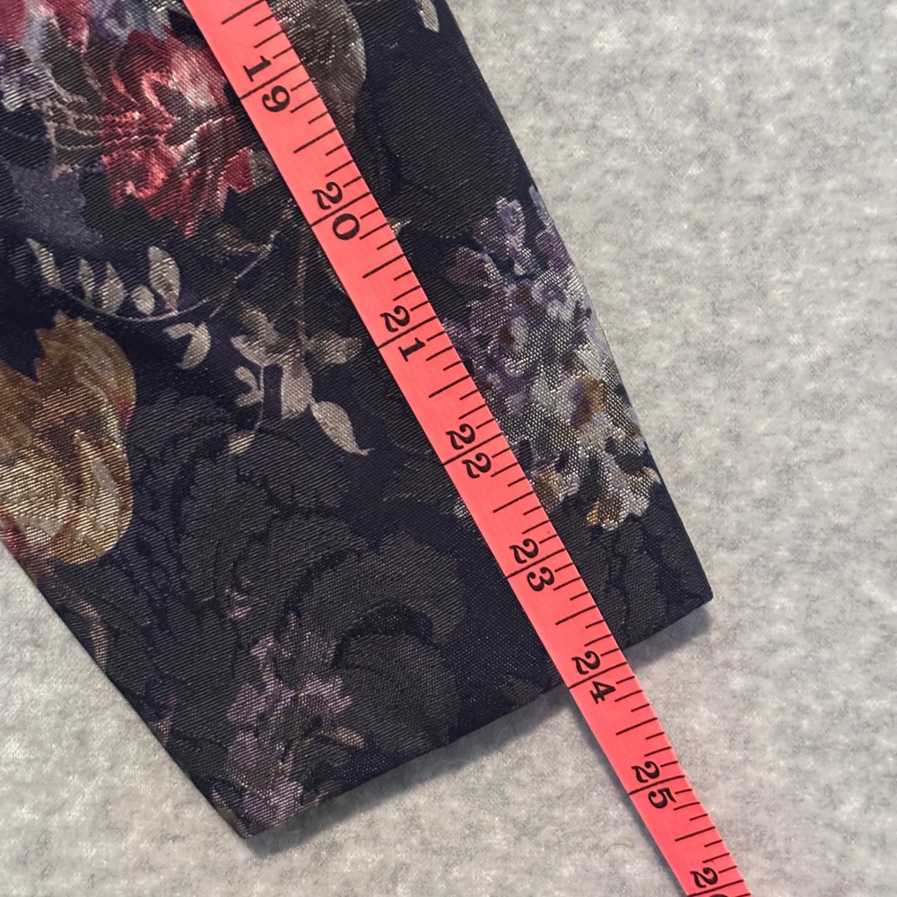 Vintage 80s Nah Nah Collections Women's 7/8 Floral Tapestry Jacket Bridgerton - Picture 11 of 12